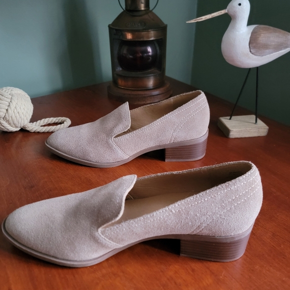 NWT Crown Vintage Women's Samali Loafers in Taupe Suede Size 11M - Picture 9 of 12